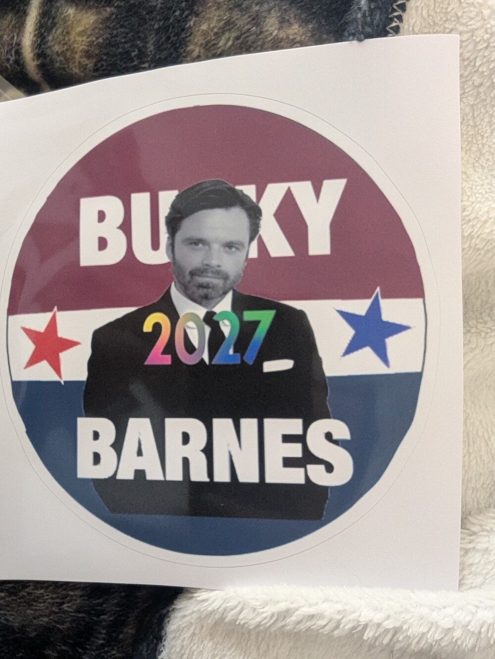 Bucky Barnes for Congress Decal